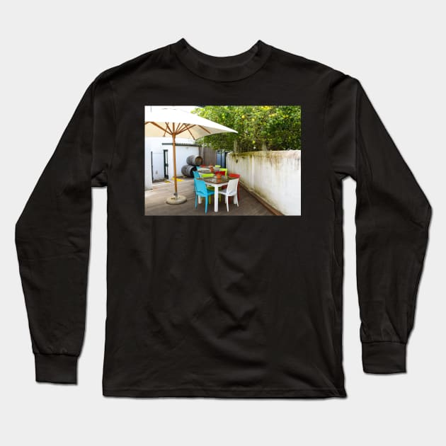 Secret garden bistro Long Sleeve T-Shirt by Steves-Pics